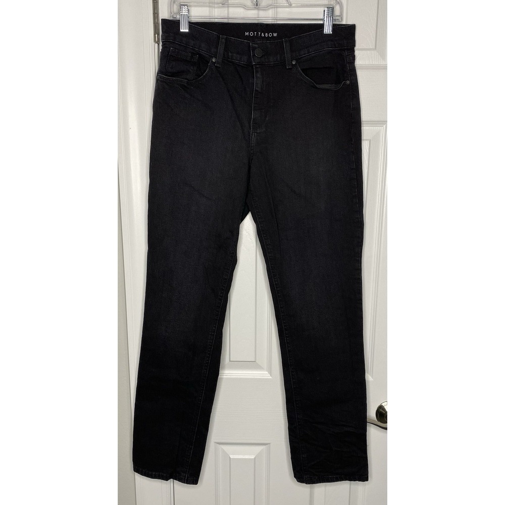 Mott And Bow Women's Boyfriend Dark Denim Jeans Blue Size 30
